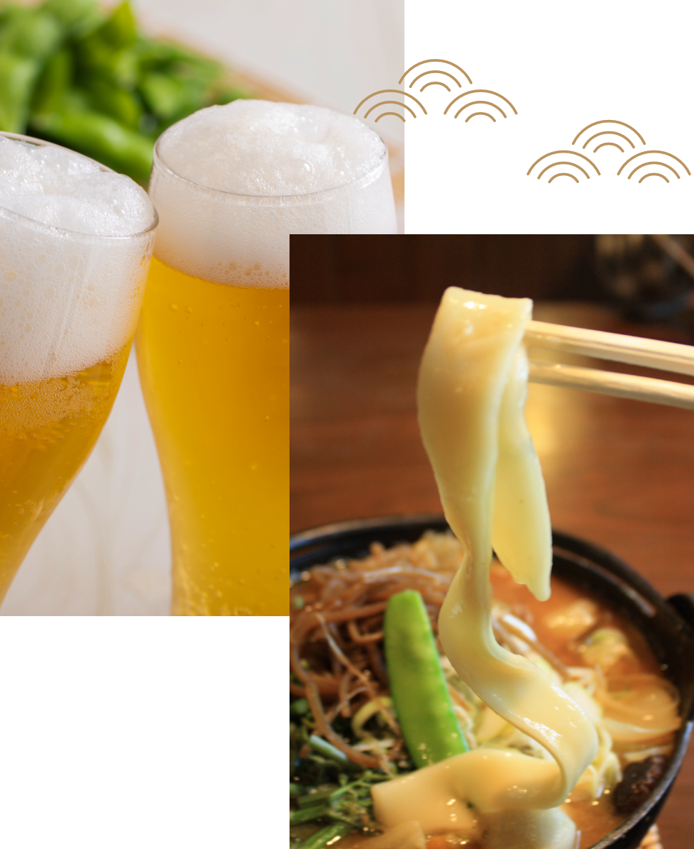 蒼水庵の料理とお酒の画像